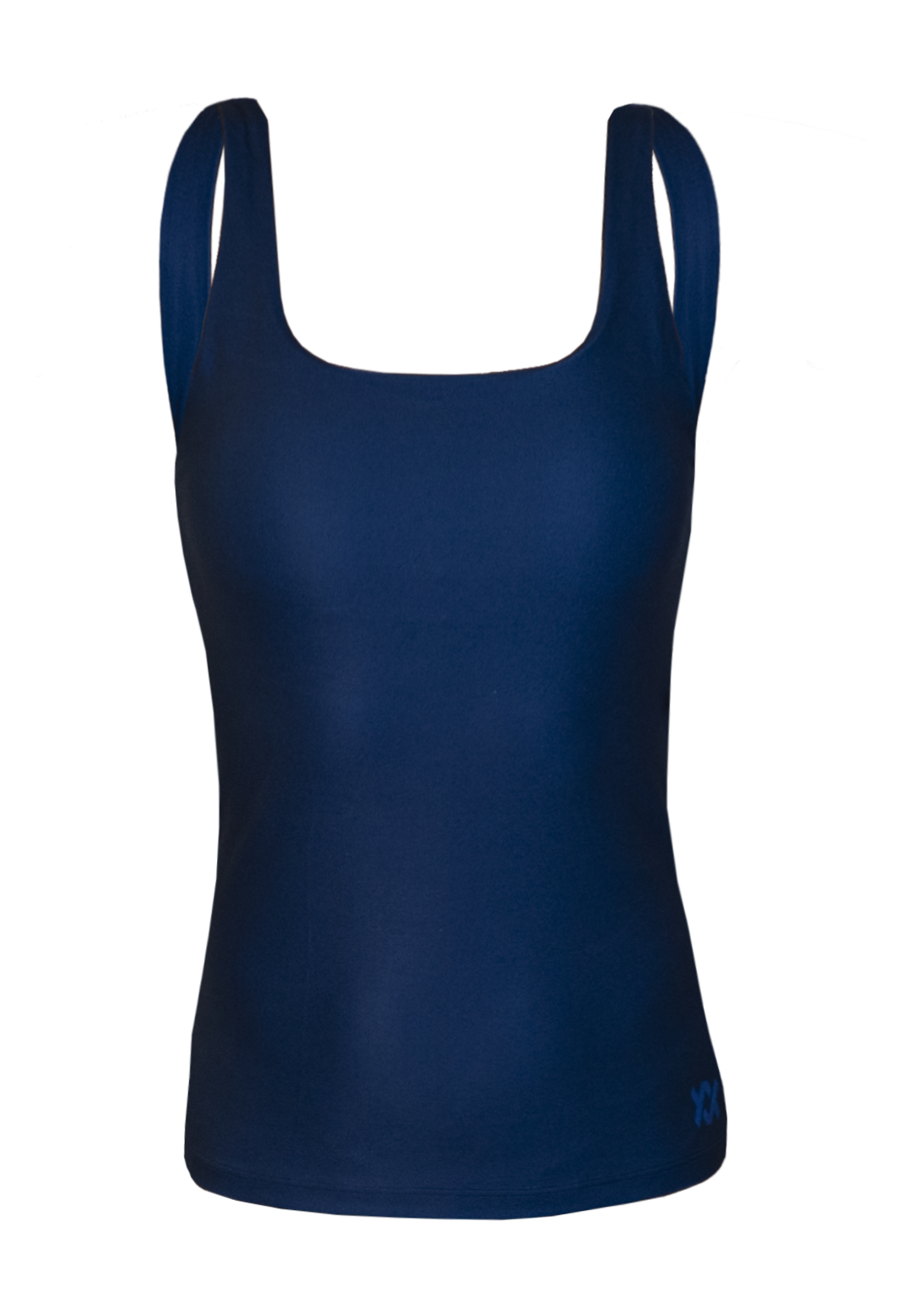 Solid Tank Top with Thin Straps